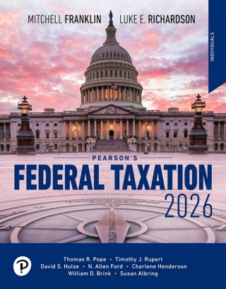 Cover image: Pearson's Federal Taxation 2026 Individuals 39th edition 9780135426852