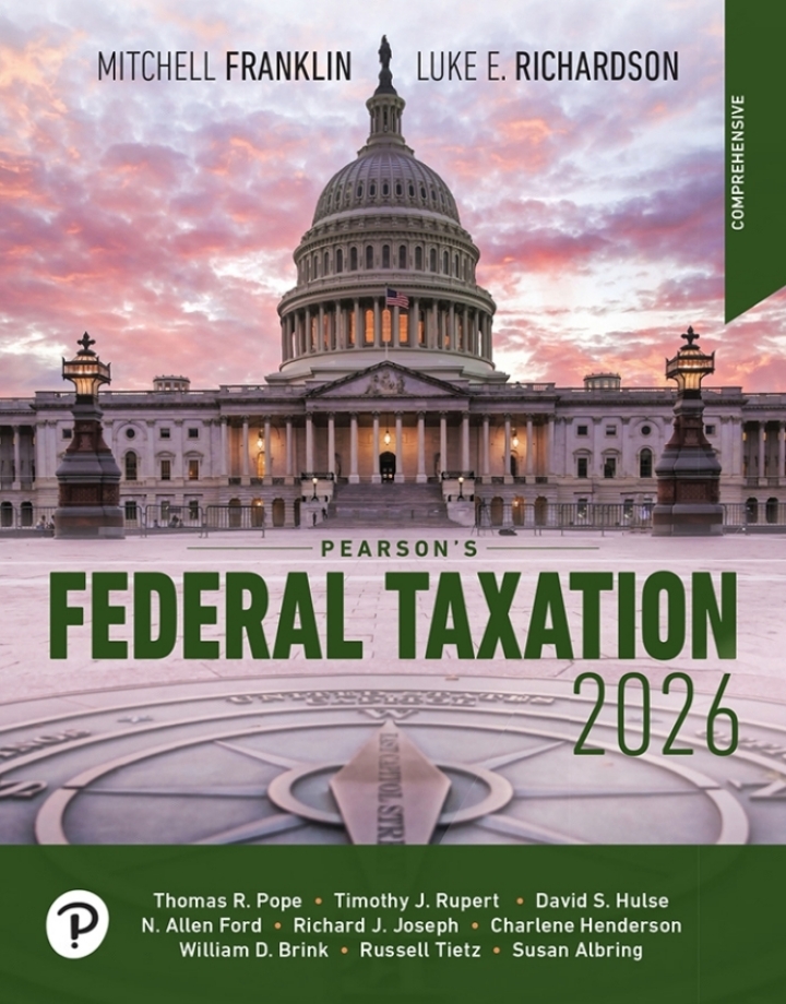 Pearson's Federal Taxation 2026 Comprehensive, 39th Edition - Instructor Resources (Instructor's Solutions Manual + Test Bank + PowerPoint Presentations) - img