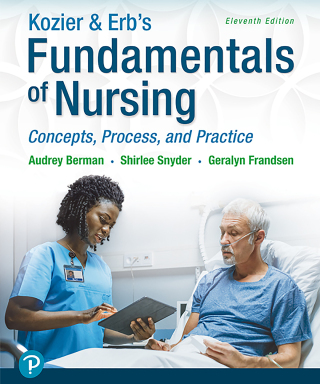 Cover image: Kozier & Erb's Fundamentals of Nursing 11th edition 9780135428733