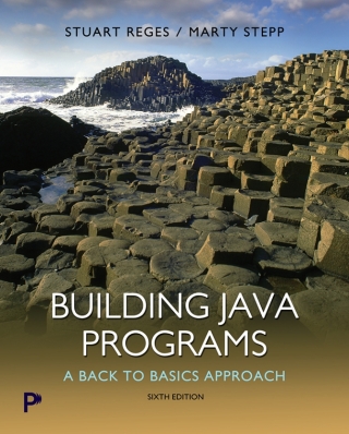 Cover image: Building Java Programs 6th edition 9780135429914