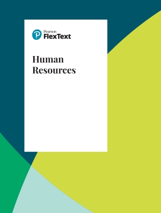 Cover image: Pearson FlexText, Human Resources 1st edition 9780135462744