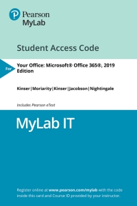 Cover image: MyLab IT with Pearson eText Access Code for Your Office 1st edition 9780135440346