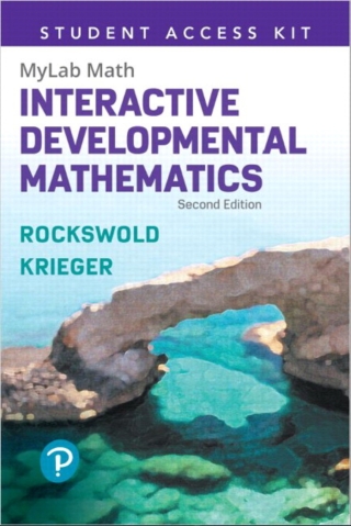 Cover image: MyLab Math with Pearson eText Access Code (24 month) for Interactive Developmental Math 2nd edition 9780135451113