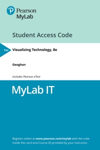 Cover image: MyLab IT with Pearson eText Access Code for Visualizing Technology, Complete 8th edition 9780135464427