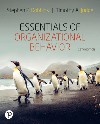 Cover image: Essentials of Organizational Behavior 15th edition 9780135468890