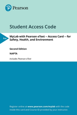 MyLab with Pearson eText Access Code for Safety, Health, and ...