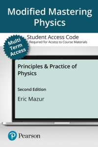 Cover image: Mastering Physics with Pearson eText Access Code for Principles & Practice of Physics 2nd edition 9780135610589