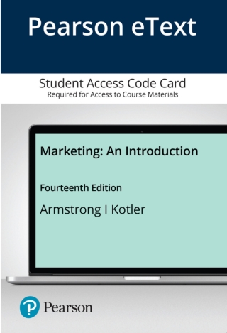 Cover image: Marketing: An Introduction 14th edition 9780135635414