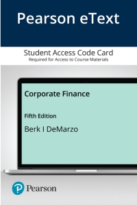 Cover image: Corporate Finance 5th edition 9780135636121