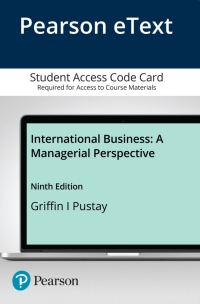 Cover image: International Business: A Managerial Perspective 9th edition 9780135639030