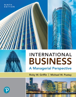 Cover image: International Business: A Managerial Perspective (Pearson+) 9th edition 9780134898773
