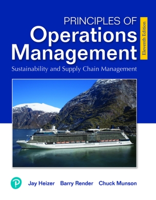 Cover image: Principles of Operations Management: Sustainability and Supply Chain Management (Pearson+) 11th edition 9780135173930