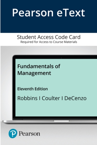 Cover image: Fundamentals of Management 11th edition 9780135641033