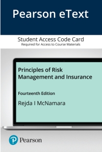 Cover image: Principles of Risk Management and Insurance 14th edition 9780135641460