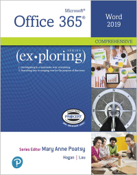 Cover image: Exploring Microsoft Office Word 2019 Comprehensive 1st edition 9780135436400
