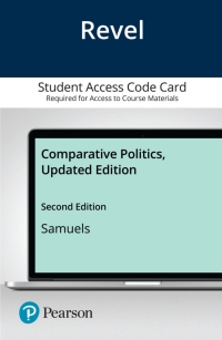 Cover image: Revel Access Code for Comparative Politics, Updated Edition 2nd edition 9780135702970
