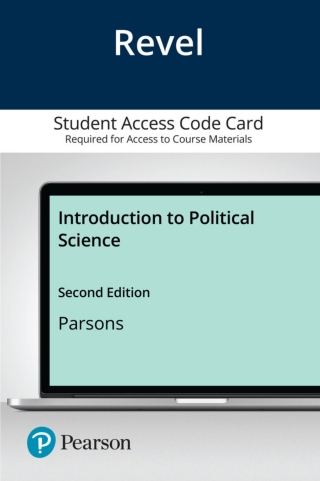Cover image: Revel Access Code for Introduction to Political Science 2nd edition 9780135703083