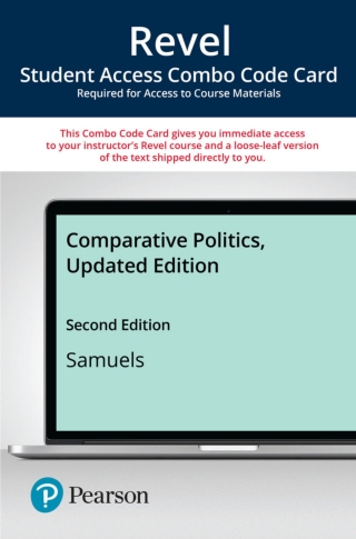 Cover image: Revel + Print Combo Access Code for Comparative Politics, Updated Edition 2nd edition 9780135703885