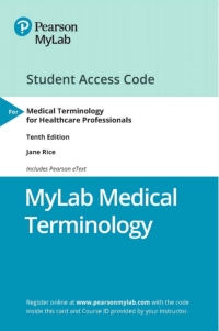 Cover image: MyLab Medical Terminology with Pearson eText Access Code for Medical Terminology for Healthcare Professionals 10th edition 9780135745281