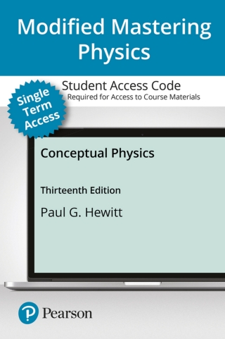 Cover image: Mastering Physics with Pearson eText Access Code for Conceptual Physics (Single Term) 13th edition 9780135745847