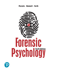 Cover image: Forensic Psychology 6th edition