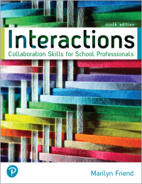 Cover image: Interactions: Collaboration Skills for School Professionals 9th edition 9780135752388