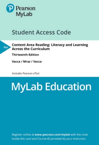 MyLab Education with Pearson eText Access Code for Content Area Reading ...