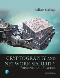 Cover image: Cryptography and Network Security 8th edition 9780135764039