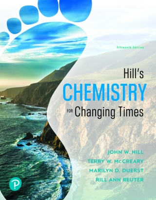 Cover image: Chemistry for Changing Times (Pearson+) 15th edition 9780134878102