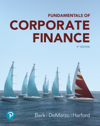 Cover image: Fundamentals of Corporate Finance 5th edition 9780135811597