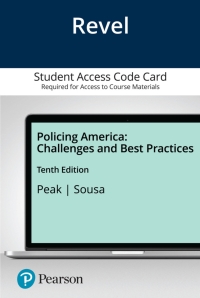 Cover image: Revel Access Code for Policing America 10th edition 9780135816219