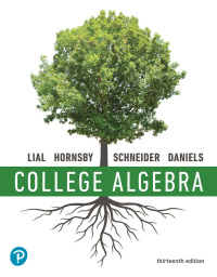 Cover image: College Algebra 13th edition 9780135822128