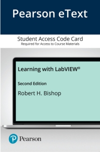 Cover image: Learning with LabVIEW 2nd edition 9780135825754