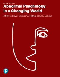 Cover image: Abnormal Psychology in a Changing World 11th edition 9780135821688