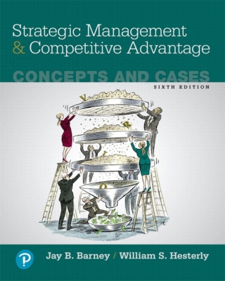 Cover image: 2019 MyLab Management with Pearson eText Access Code for Strategic Management and Competitive Advantage: Concepts and Cases 6th edition 9780135838914