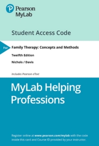 Cover image: MyLab Helping Professions with Pearson eText Access Code for Family Therapy 12th edition 9780135842843