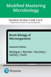 Cover image: Mastering Microbiology with Pearson eText Access Code for Brock Biology of Microorganisms 16th edition 9780135845684