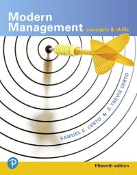 Cover image: 2019 MyLab Management with Pearson eText Access Code for Modern Management 15th edition 9780135854754