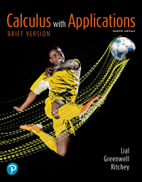 Cover image: Calculus with Applications, Brief Version 12th edition 9780135852361