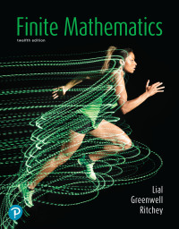 Cover image: Finite Mathematics 12th edition 9780135882627