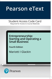 Cover image: 2019 MyLab Entrepreneurship with Pearson eText Access Code for Entrepreneurship 4th edition 9780135890301