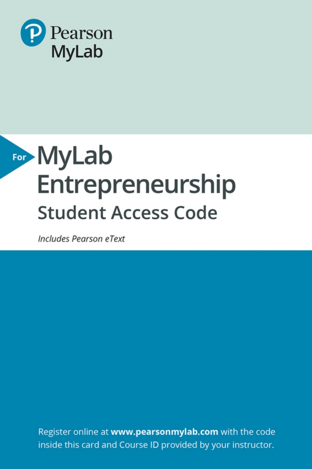 2019 MyLab Entrepreneurship with Pearson eText Access Code for Entrepreneurship: Successfully Launching New Ventures 6th Edition
    Newer Edition Available