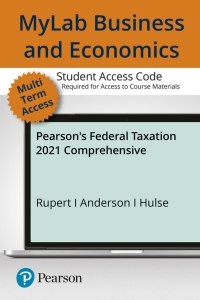Cover image: MyLab Accounting with Pearson eText -- Access Card -- for Pearson's Federal Taxation 2021 Comprehensive 34th edition 9780135895788