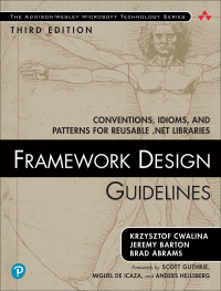 Cover image: Framework Design Guidelines 3rd edition 9780135896464