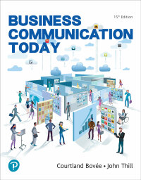 Cover image: Business Communication Today 15th edition 9780135891612