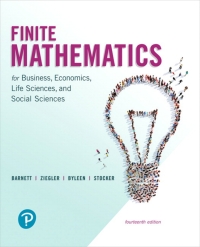 Cover image: MyLab Math with Pearson eText Access Code for Finite Mathematics for Business, Economics, Life Sciences, and Social Sciences 14th edition 9780135904107