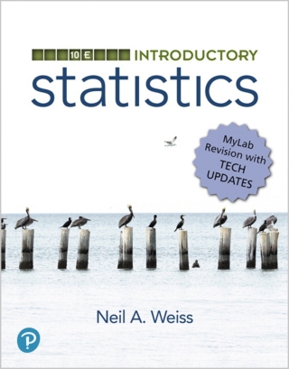 Cover image: MyLab Statistics with Pearson eText Access Code (18 Weeks) for Introductory Statistics, MyLab Revision 10th edition 9780135909737