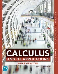Cover image: MyLab Math with Pearson eText Access Code (18 Weeks) for Calculus and Its Applications, Brief Version 12th edition 9780135910115