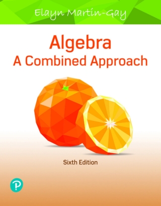 Cover image: MyLab Math with Pearson eText Access Code (18 Weeks) for Algebra: A Combined Approach 6th edition 9780135910771