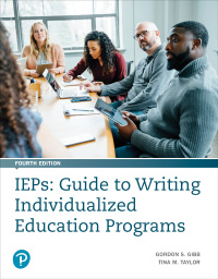 Cover image: IEPs: Guide to Writing Individualized Education Programs 4th edition 9780135915783